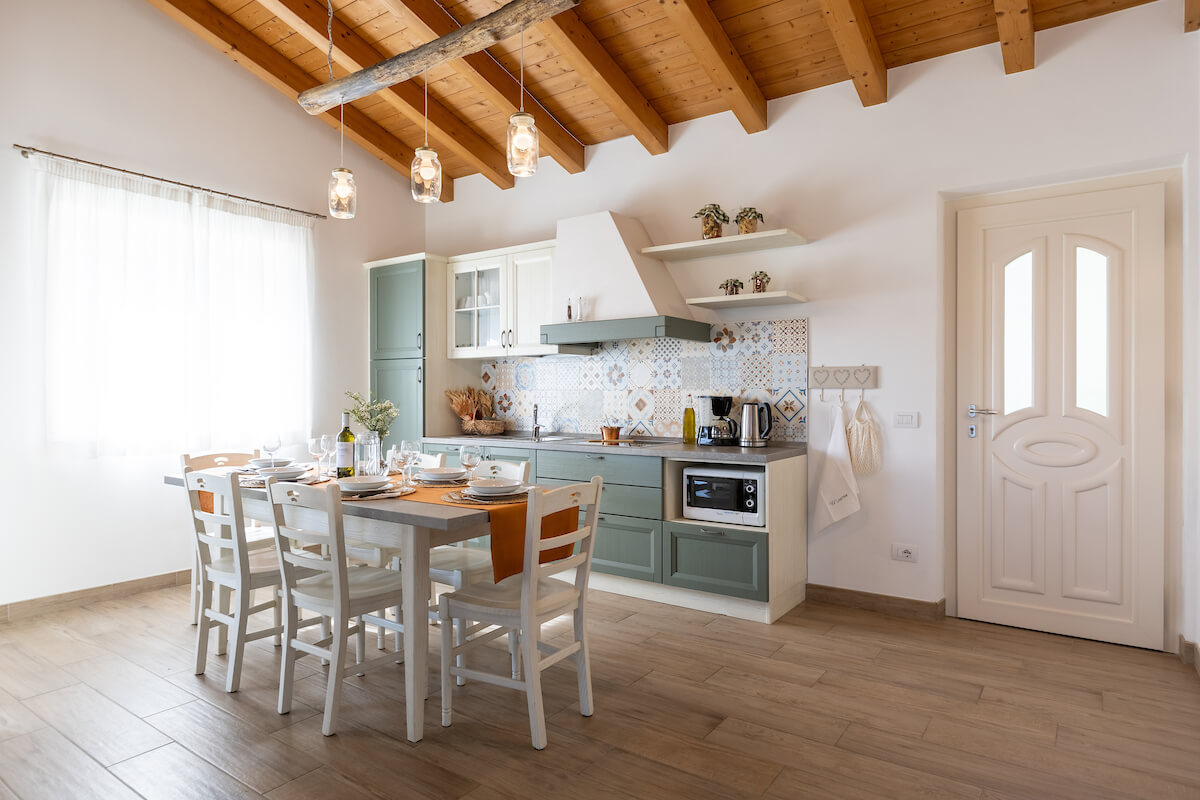 Kitchen of the apartment Sfioro